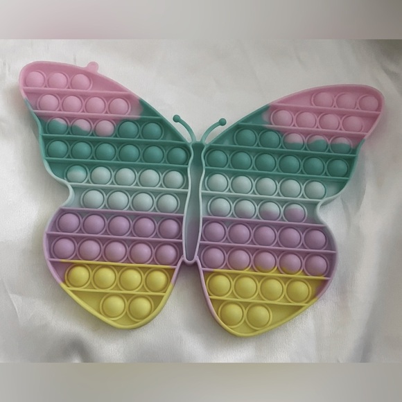 POP IT Butterfly, anti-stress toy Size: 29x22x1.5cm  squeezing (burstingsilicone - Picture 3 of 6